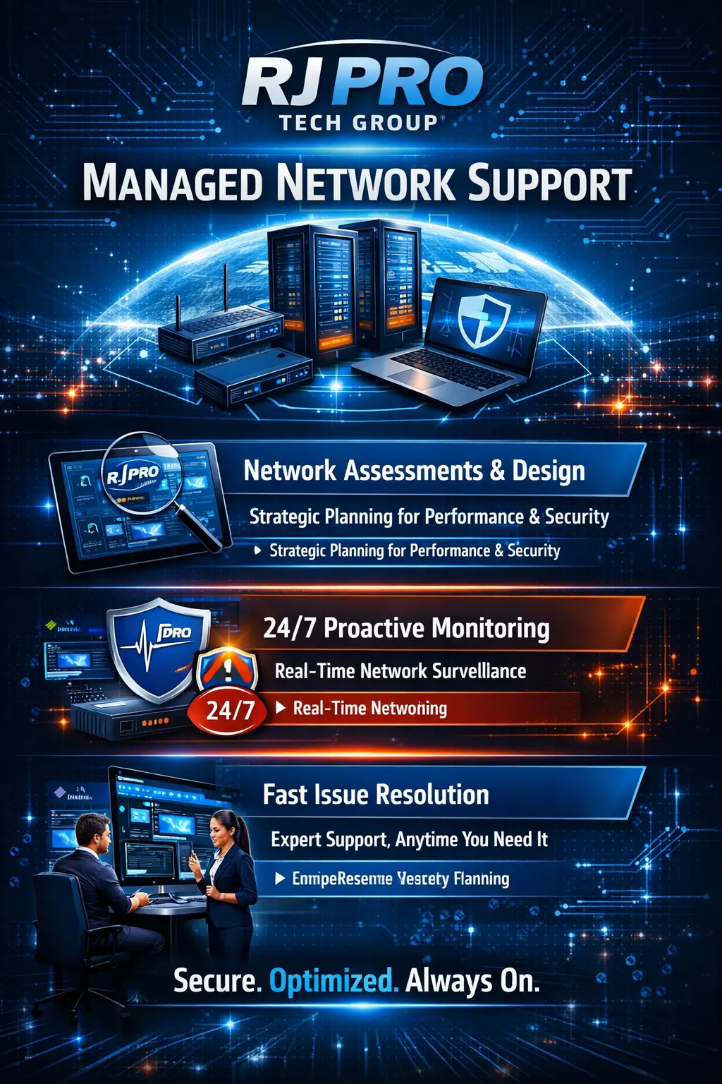 Managed Network Support