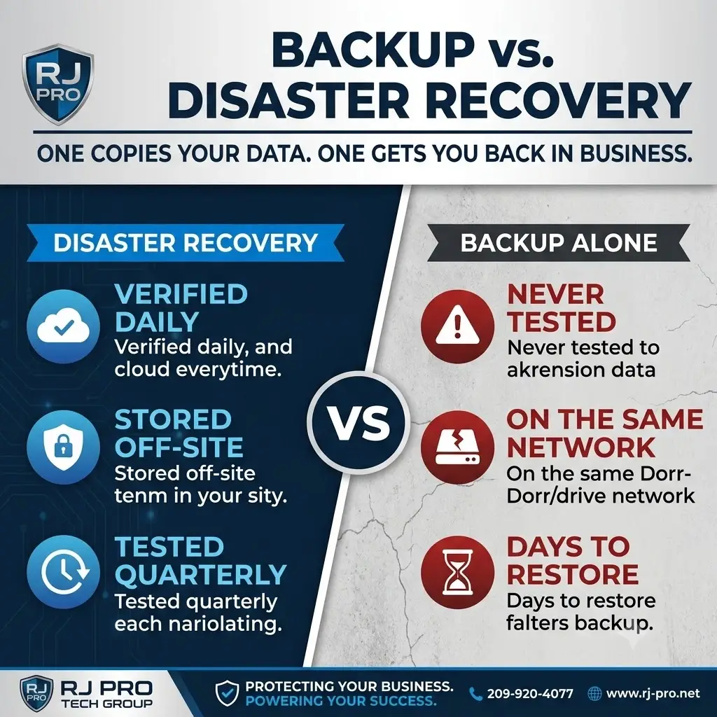 backup disaster