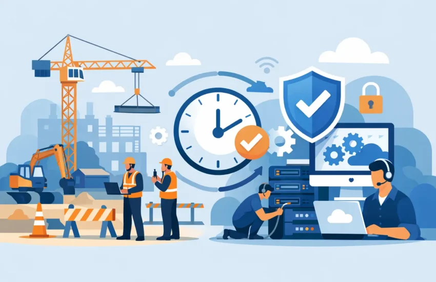 Construction Company IT Services That Prevent Downtime