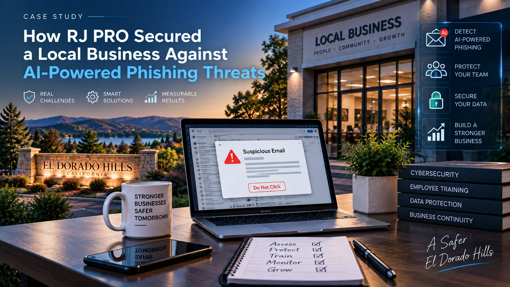 How RJ PRO Secured a Local Business Against AI-Powered Phishing Threats