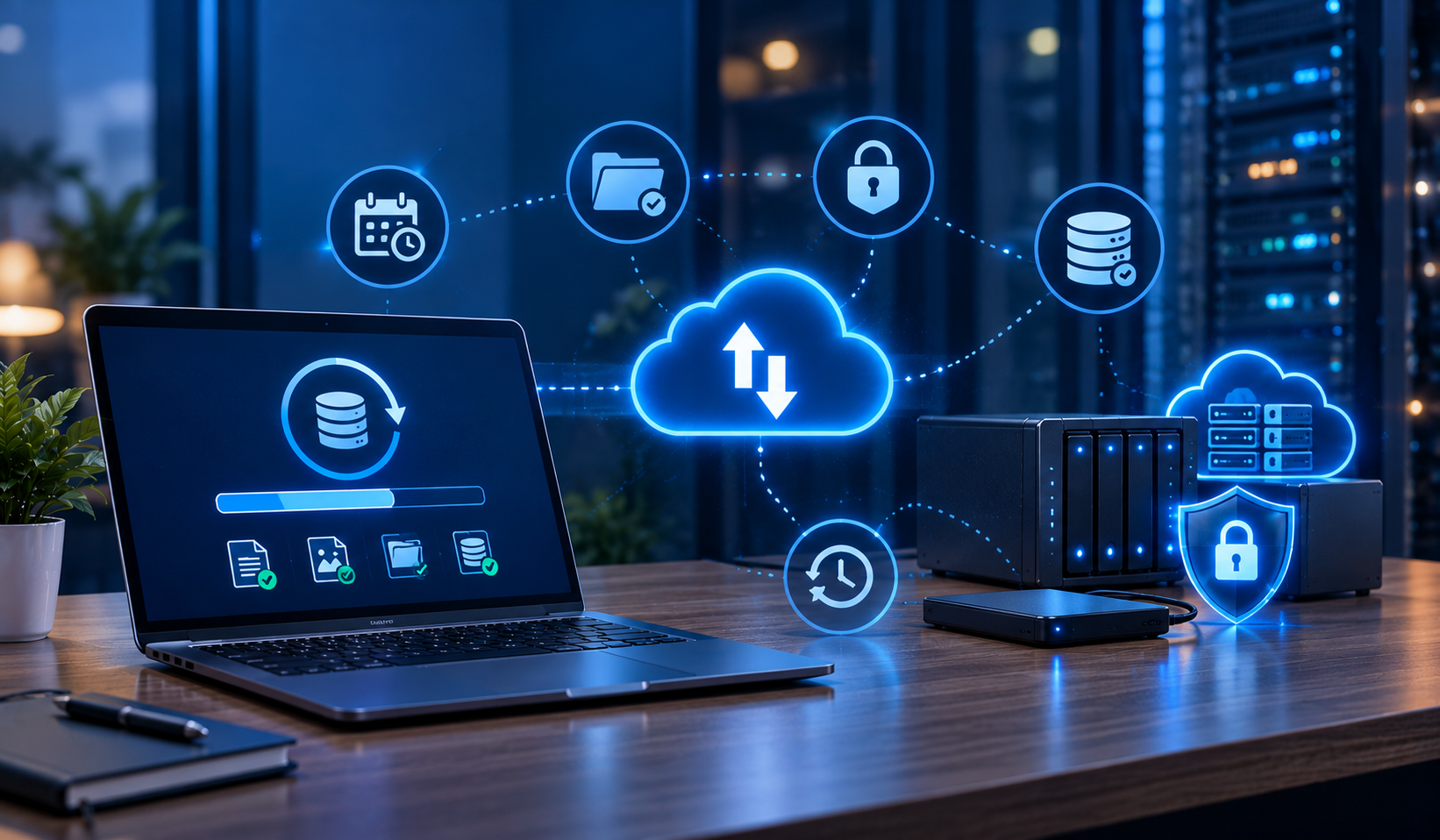 Neon Cloud Backup Command Center 1 - RJ PRO Tech Group The Role of Business Data Backup in Faster Recovery